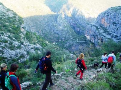 HUI S´HA FET LA XII VOLTA SENDERISTA AL BARRANC DE L´INFERN (Vall de Laguar)