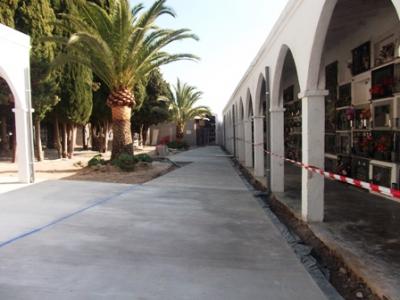 AVANCEN LES OBRES DEL CEMENTIRI MUNICIPAL