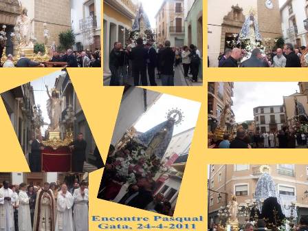 ENCONTRE PASQUAL, GATA. Plaça de l'Església ( I )