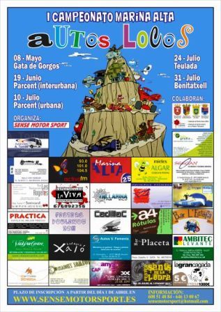 DEMÀ COMENÇA A GATA EL I CAMPIONAT DE LA MARINA ALTA: Els Autos Locos faran l'espectacle.
