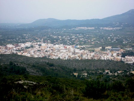 IMATGES CURIOSES: Vista de Gata baixant del Serrillars