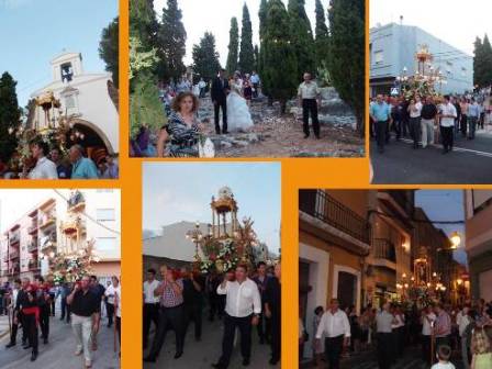 SEGON ACTE: BAIXADA DEL SANTÍSSIM CRIST DEL CALVARI (2.- trajecte ermita-plaça de l'església)