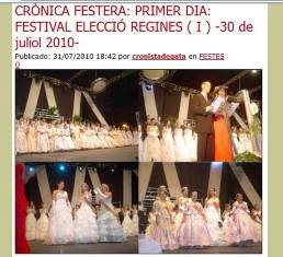 EL CRONISTAFA UN ANY: 31 de juliol de 2010