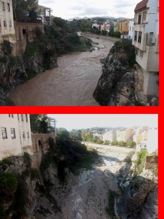 IMATGES CURIOSES: El riu ja no té ni una gota, al pas per Gata ( i II )