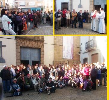 UN TOTAL DE 120 PERSONES PARTICIPEN EN LA ETAPA DEL CAMI DE L'ALBA, GATA-EL VERGER