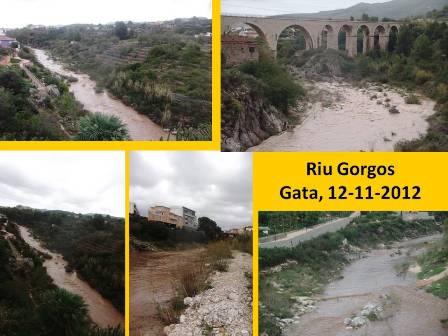 ¡¡ HA VINGUT EL RIU !! S'ACUMULEN 92 LITRES A GATA ( I )