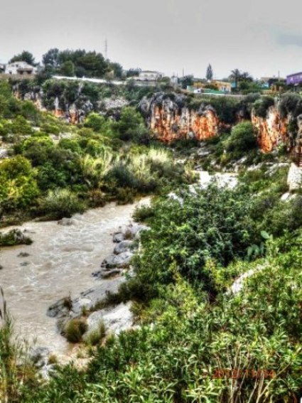 IMATGES CURIOSES: aigua del riu a les Coves Roges