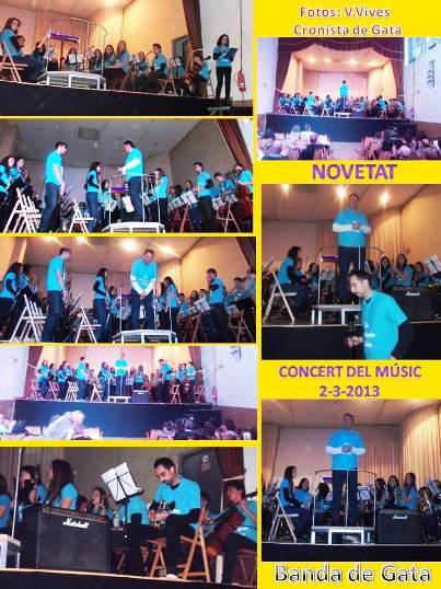TOT UN ÈXIT: PRIMER CONCERT DEL MÚSIC DE LA BANDA DE GATA