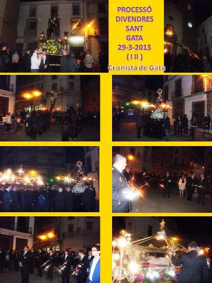AHIR DIVENDRES SANT: Processó del Sant Soterrar ( i II )