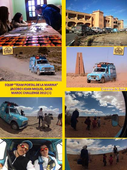 CRÒNIQUES DE LEQUIP TEAM PORTAL DE LA MARINA: DOS GATERS A LA MAROC CHALLENGE SPRING, edició 2013 ( Iª part )