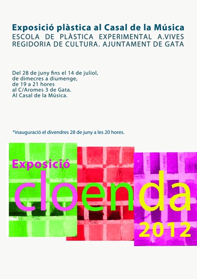 LESCOLA DE PLÀSTICA TANCA EL CURS AMB L'EXPOSICIÓ DE CLOENDA