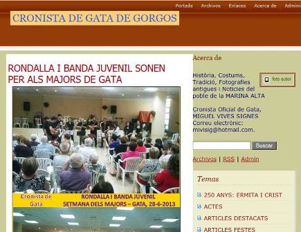 EL BLOG DEL CRONISTA DE GATA ARRIBA A LES 250.000 VISITES