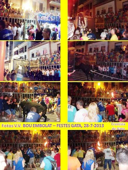 GATA EN FESTES: ANIT, EL TRADICIONAL PRIMER BOU EMBOLAT