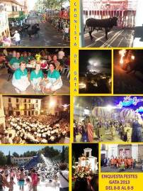 L'ENQUESTA DE LES FESTES DE GATA 2013: està animada. Seguiu opinant
