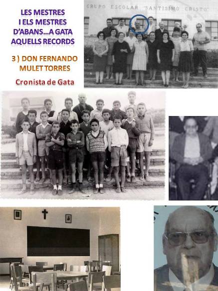 LES MESTRES I ELS MESTRES DABANSA GATA: AQUELLS RECORDS; 3) DON FERNANDO