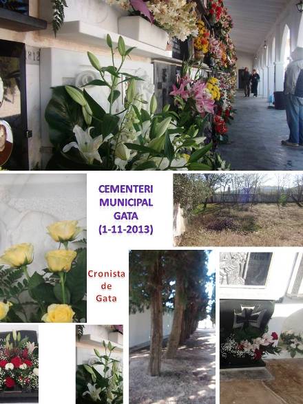 IMATGES DE TOTS SANTS: cementeri, flors, creus,gent ( i II )