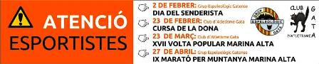 IMATGES CURIOSES: Quatre carreres a Gata, a febrer corre, corre