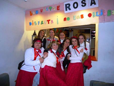 IMATGES DE FESTA: abans de marxar al Perú