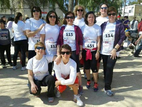IMATGES DE FESTA: moltes gateres a la Cursa de la Dona de Xàbia
