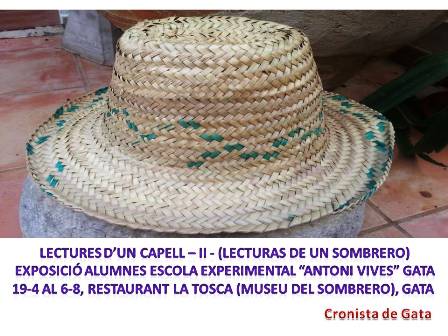 HUI A LES 20 HORES, INAUGURACIÓ AL MUSEU DEL SOMBRERO DE LA II EXPOSICIÓ LECTURAS DE UN SOMBRERO