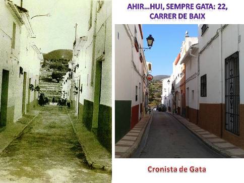 AHIRHUI, SEMPRE GATA: 22. Carrer de Baix, al Raval