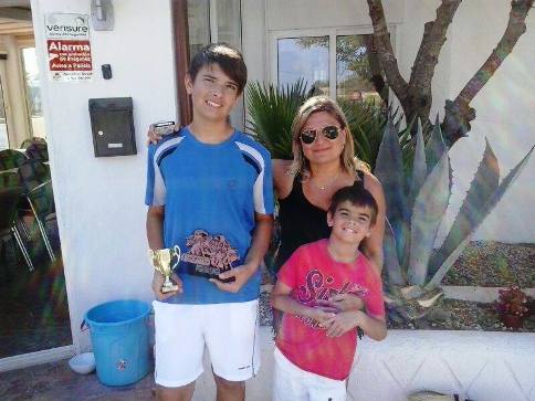 LINFANTIL RAÚL QUESADA VIDAL, TERCER CLASSIFICAT DE LA LLIGUETA COMARCAL DE TENNIS