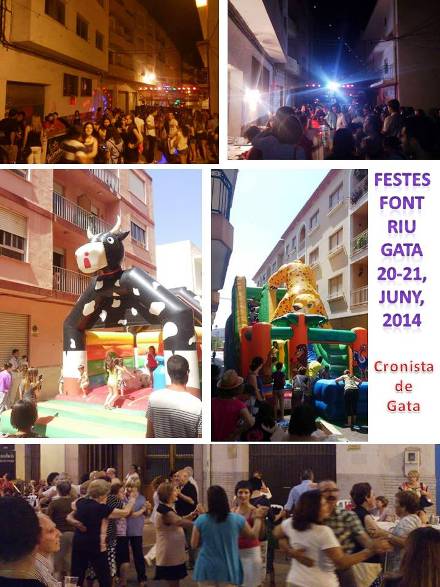 ÈXIT DE PARTICIPACIÓ FESTERA A LA FONT DEL RIU (Primer tram de les festes)
