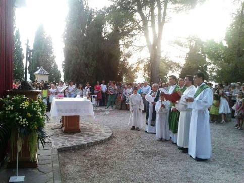 HUI SERÀ EL TERCER DIA DE NOVENA. Anit es va fer el sopar del Calvari
