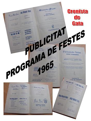 AQUELLS PROGRAMESAQUELLES FESTES!! -6- (la publicitat de lany 1965, segona i última part)