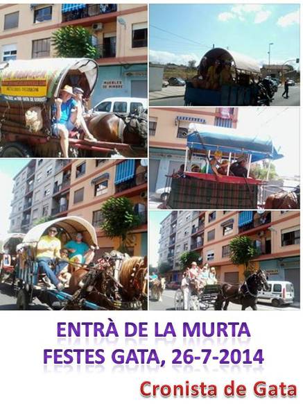 HUI, DIA DE SANTA ANNA I SANT JOAQUIM, SEGON DIA DE FESTES: entrà de la murta i festival