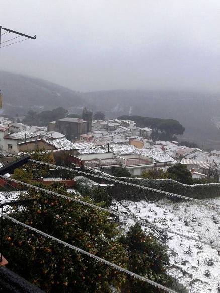 SABIEU? que ha nevat a Gata, però la de Cáceres