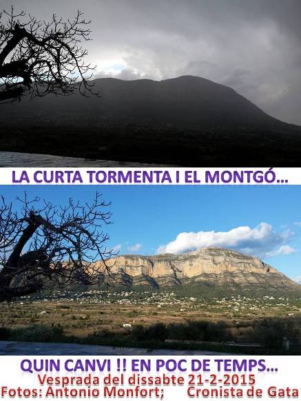 QUINA TORMENTA MÉS RARA S'HA FORMAT ESTA VESPRADA