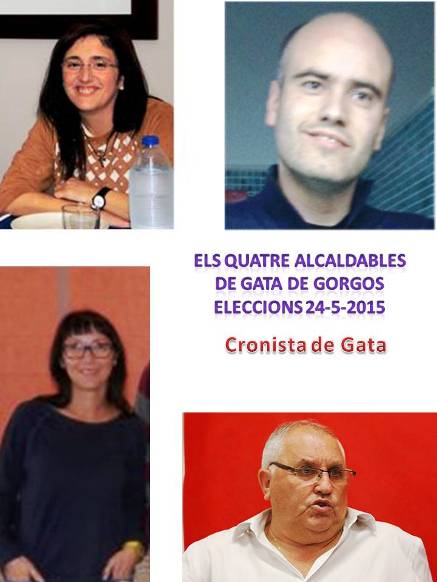 HUI PUBLICA EL BOP TOTES LES LLISTES DE LES CANDIDATURES PER A LES PRÒXIMES ELECCIONS. ACÍ TENIU LES DE GATA DE GORGOS