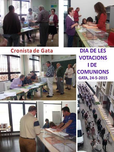 ELS GATERS JA ESTEM VOTANTi fan el primer torn de Primeres Comunions