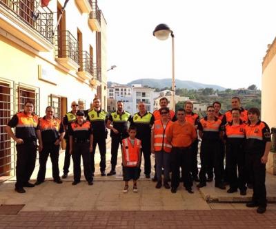 GATA: PROTECCIÓ CIVIL I POLICIA LOCAL, SERVEI BEN FET A LA VOLTA CICLISTA A ESPANYA
