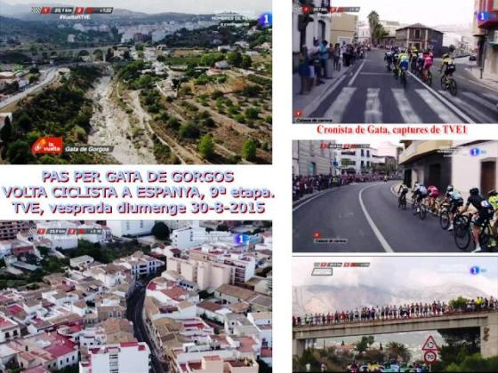 ENCARA DE VOLTA 7 MINUTS I 31 SEGONS DE TELEVISIÓ (TVE1) AL TERME DE GATA (Volta Ciclista a Espanya, diumenge 30-8-2015, vesprada) (Vídeo)