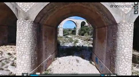 HEU VIST MAI ELS PONTS DE GATA DEL TREN I LA CARRETERA, PER BAIX I PER DALT? (Droneamos ho fa possible)