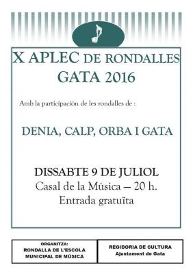 DOS CITES MUSICALS: DISSABTE 9, APLEC DE RONDALLES; DIUMENGE 17, CONCERT DEL SOCI (banda)