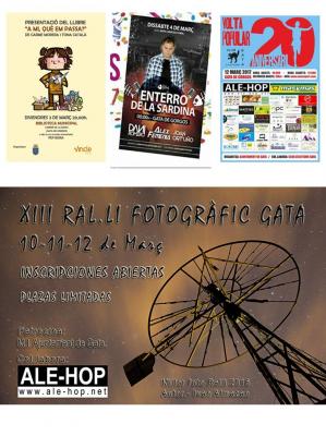 CALENDARI GATER DE MARÇ: sardina, atletisme, fotografia,