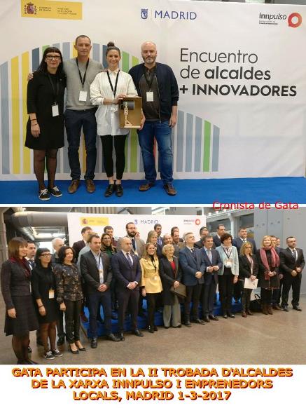 GATA PARTICIPA A MADRID EN LA II TROBADA DALCALDES DE LA XARXA INNPULSO I EMPRENEDORS LOCALS