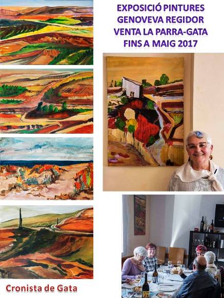 VENTA LA PARRA DE GATA INAUGURA EL NOU ESPAI DART AMB LES PINTURES DE LARTISTA GENOVEVA REGIDOR
