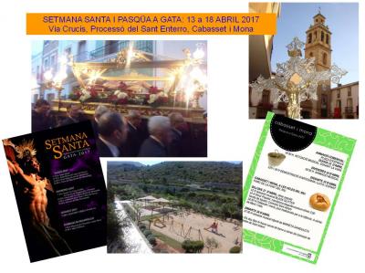 GATA ES PREPARA PER ALS ACTES RELIGIOSOS I LÚDICS: Sant Tríduo Pasqual i Cabasset i mona