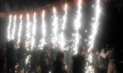 FESTE DE GATA 2017, STM.CRIST: romans i l'espectacle del correfoc