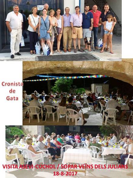 ELS VEÏNS DELS JULIANS VISITEN ASEVI-CUCHOL I CELEBREN EL TRADICIONAL SOPAR DE GERMANOR ESTIUENC