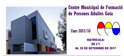 SUBVENCIÓ DE 36.939,54 EUROS PER AL CENTRE DE FORMACIÓ D'ADULTS DE GATA