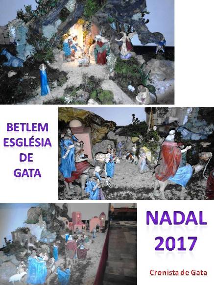 TEMPS DE BETLEMS 2017: EL DE L'ESGLÉSIA DE GATA