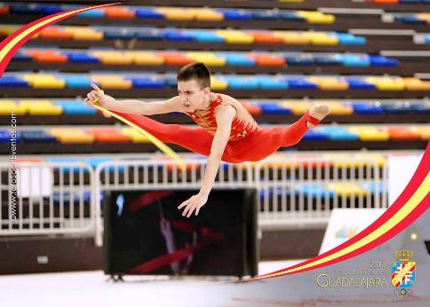 EL JÚNIOR GATER SERGIO BUIGUES VIVES, 8é A LA GENERAL: CAMPIONAT D'ESPANYA, GIMNÀSTICA RÍTMICA