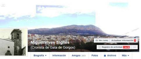 EL BLOG DEL CRONISTA DE GATA JA TÉ MÉS DE 2.600 SEGUIDORS/ES A LA XARXA FACEBOOK