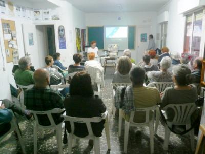 CONFERÈNCIA A LESCOLA DE PLÀSTICA A. VIVES A CÀRREC DE LARTISTA JEANNETTE BETANCOURT