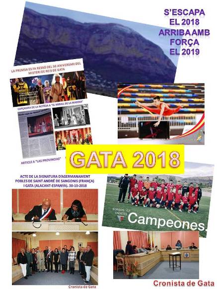GATA ACOMIADA L'ANY VELL. S'ESCAPA EL 2018. ARRIBA AMB FORÇA EL 2019.